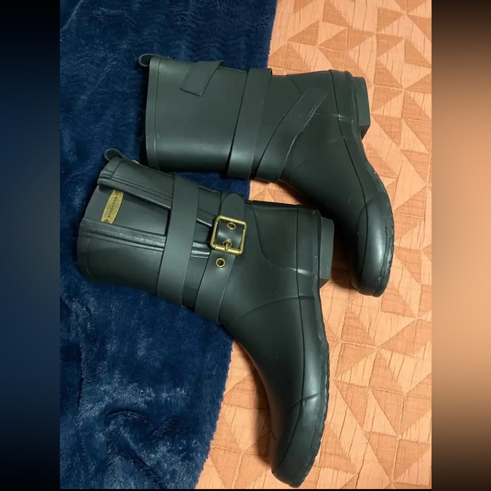 Burberry rain boots
